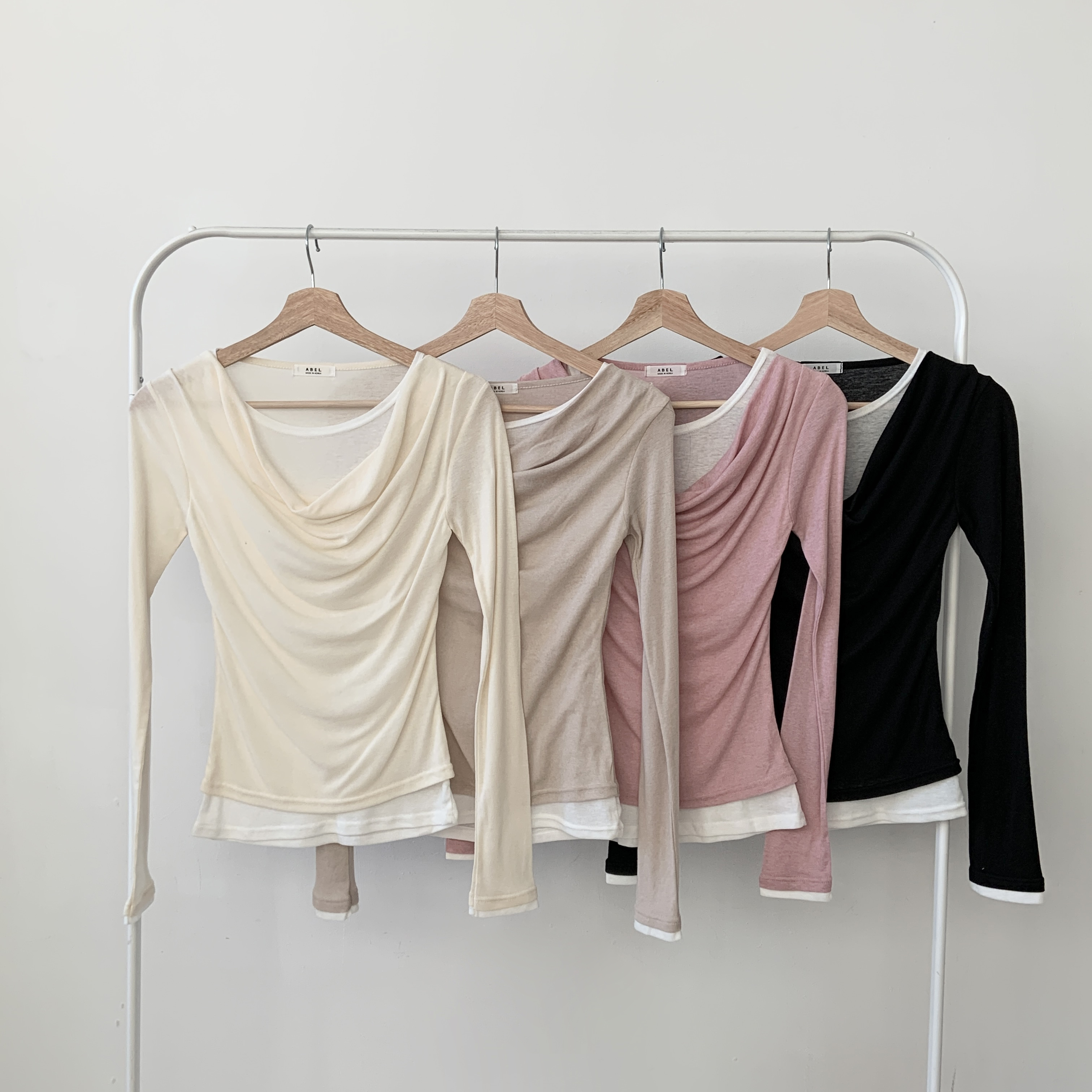 スリムレイヤード風ルーズ長袖Tシャツ | 詳細画像8