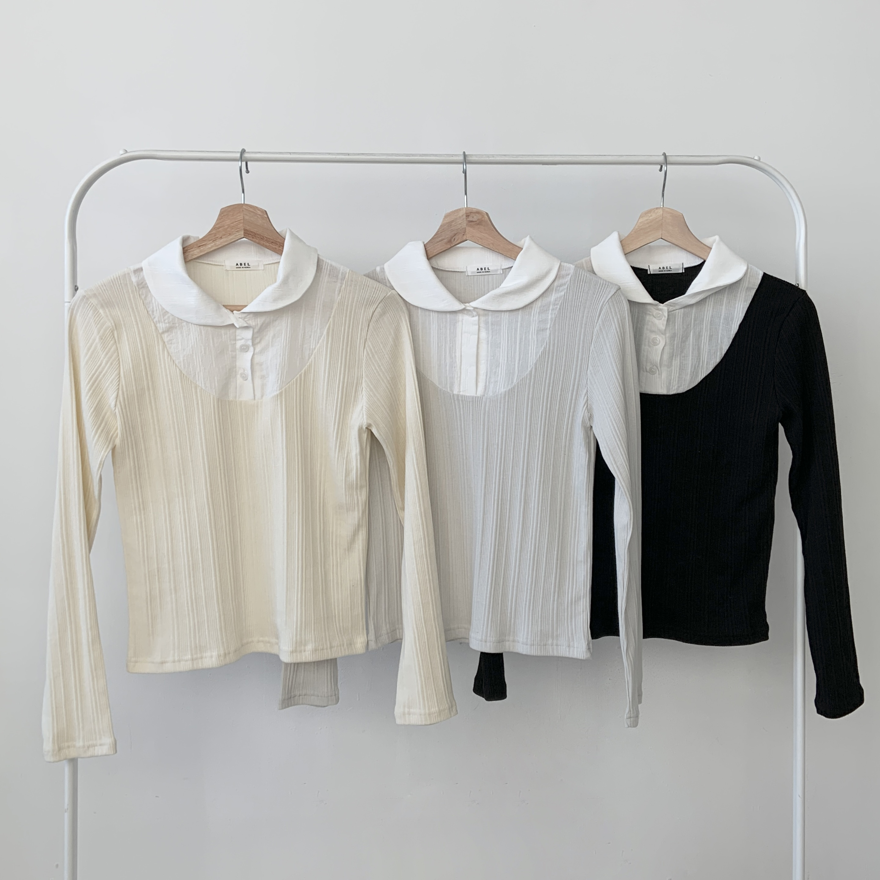 配色カラーベーシックスリムレイヤード風Tシャツ | 詳細画像8