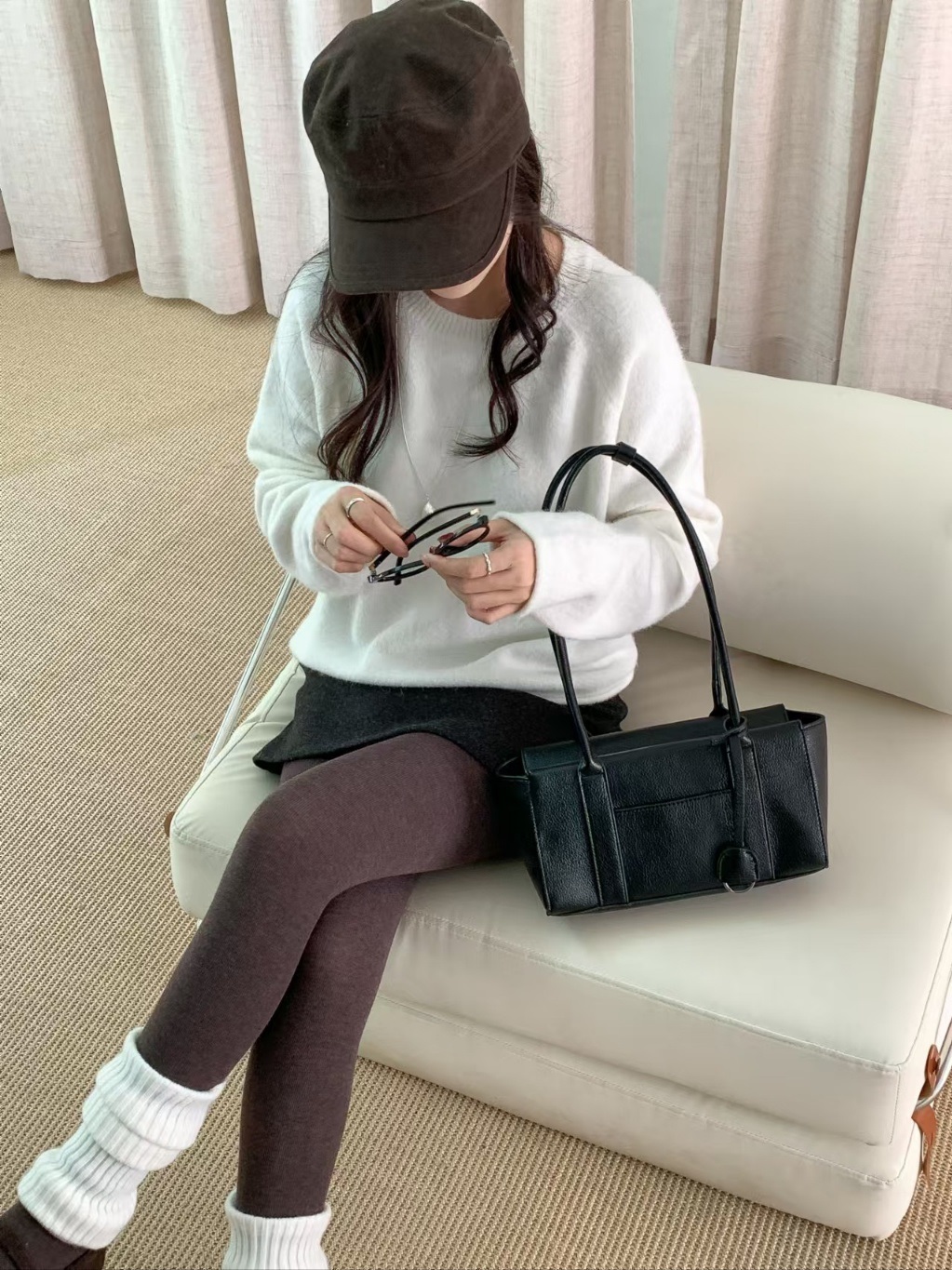 レザー調トートバッグ | 詳細画像5