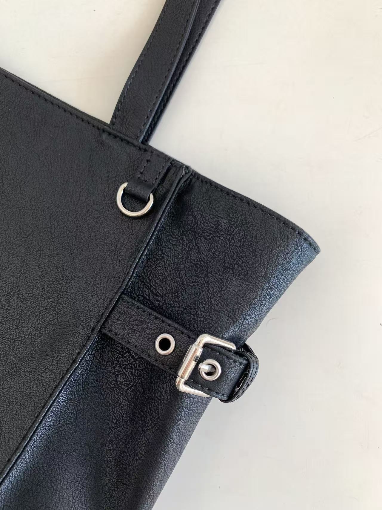 スエード調バックルカラートートバッグ | 詳細画像3