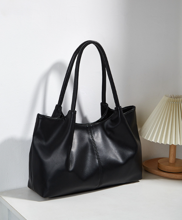 レザー調シンプルショルダーバッグ | 詳細画像7