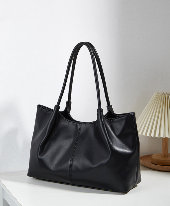 レザー調シンプルショルダーバッグ | 詳細画像8