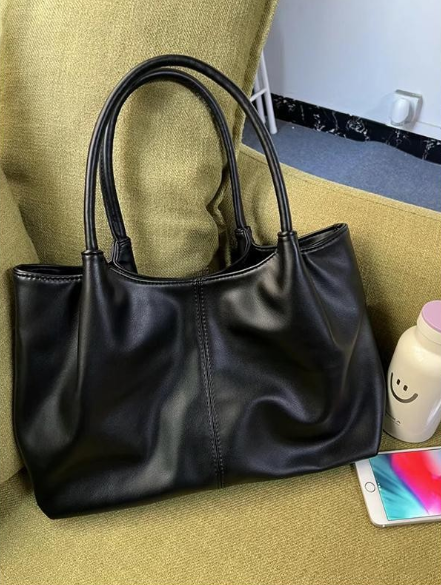 レザー調シンプルショルダーバッグ | 詳細画像9