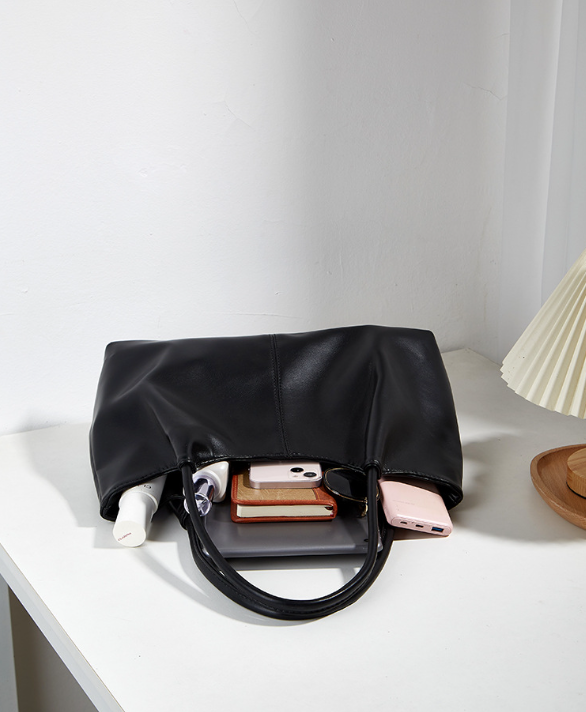 レザー調シンプルショルダーバッグ | 詳細画像13