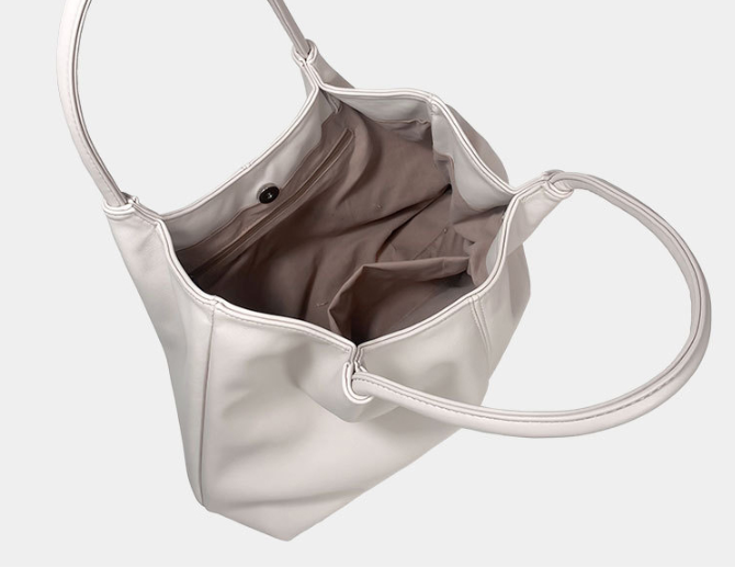 レザー調シンプルショルダーバッグ | 詳細画像18