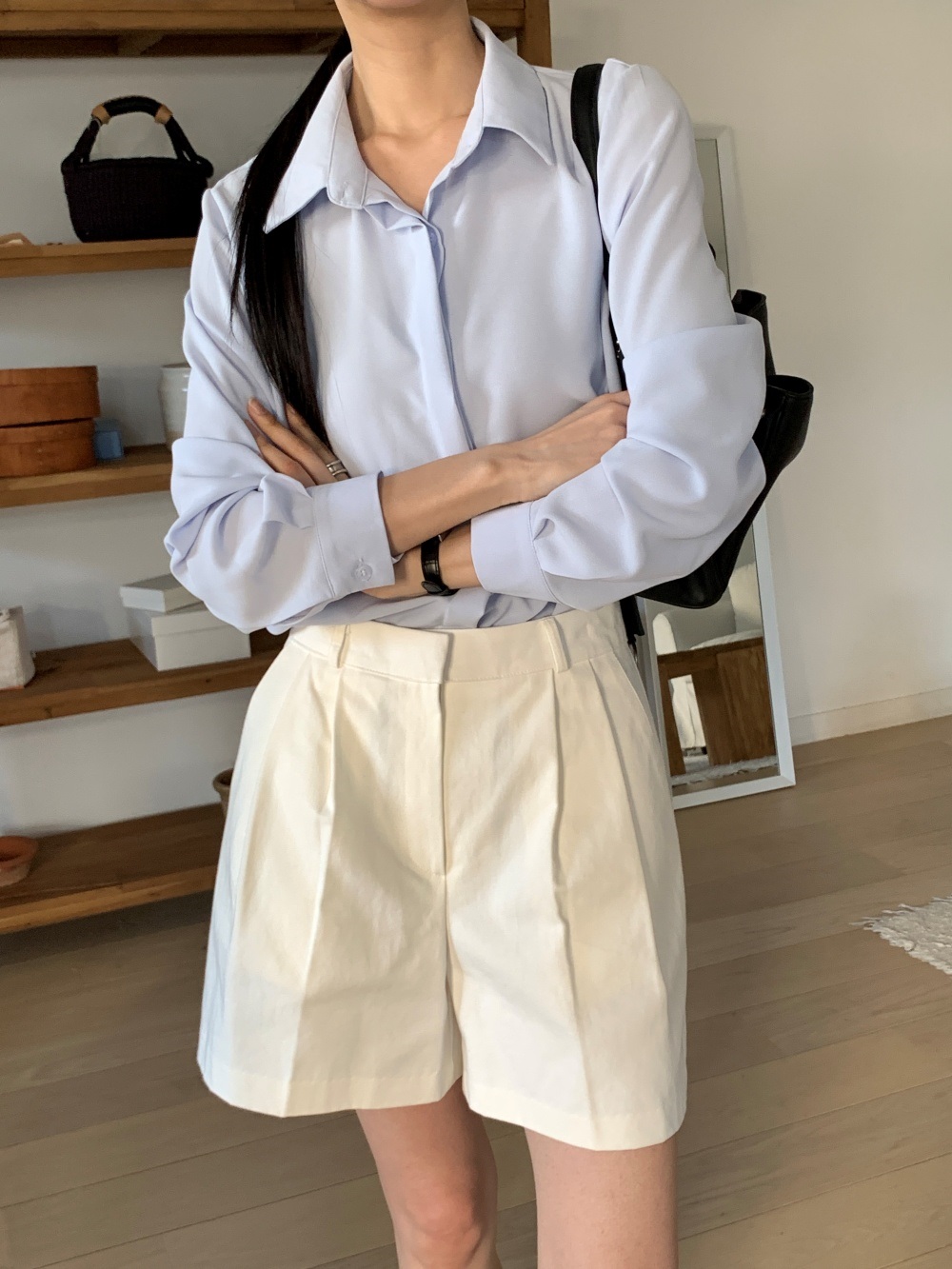 ベーシックシークレットボタンシャツ | 詳細画像13