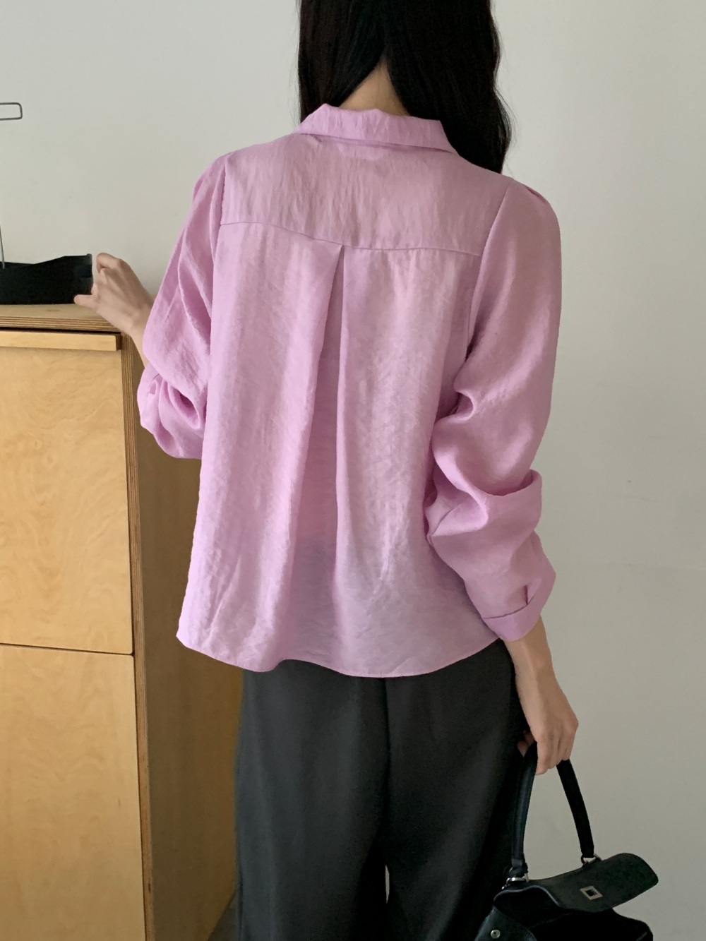 ボウタイドレープシャーリングブラウス | 詳細画像17