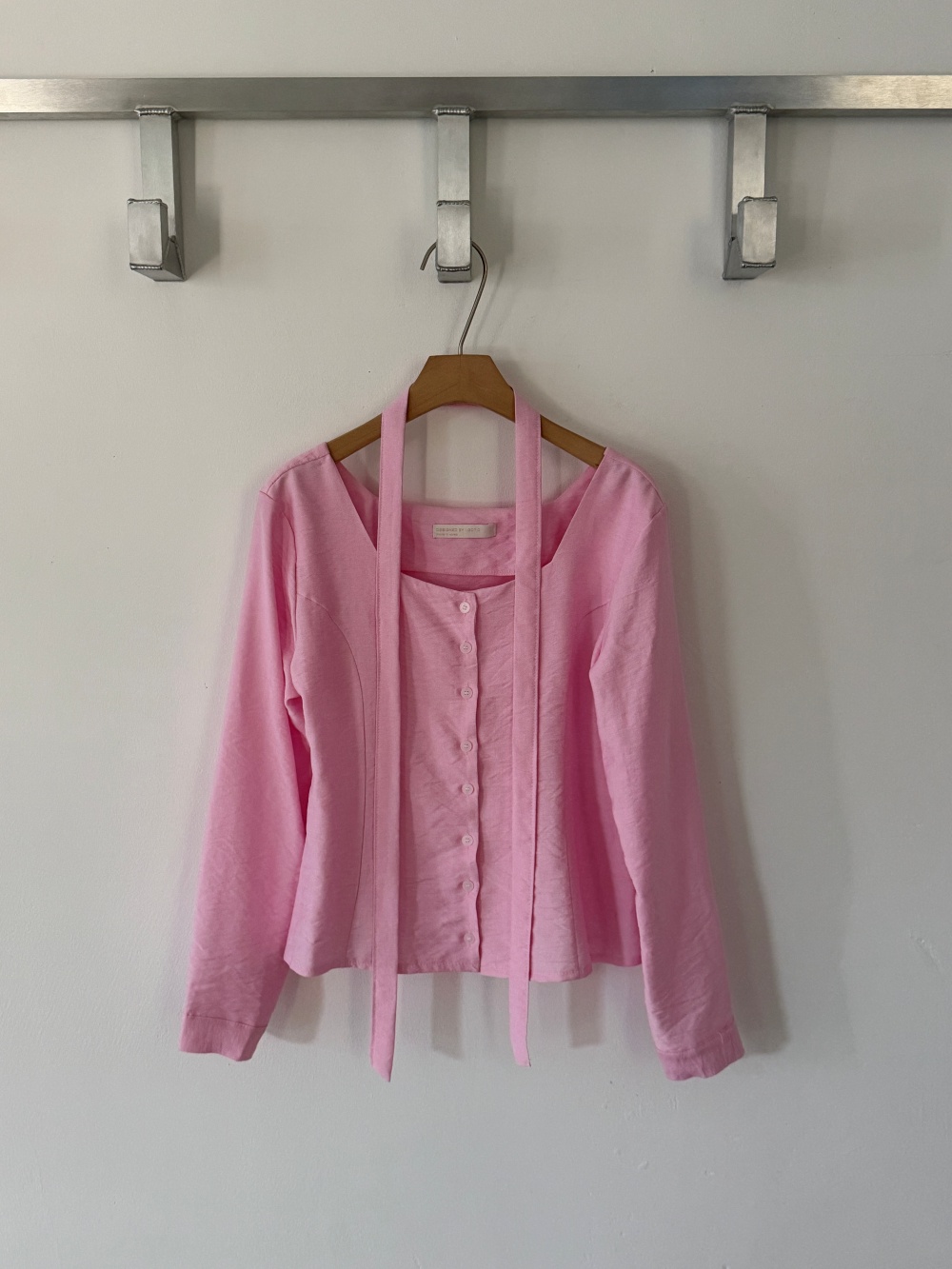 ボタンスクエアネックブラウスストラップ付 | 詳細画像32