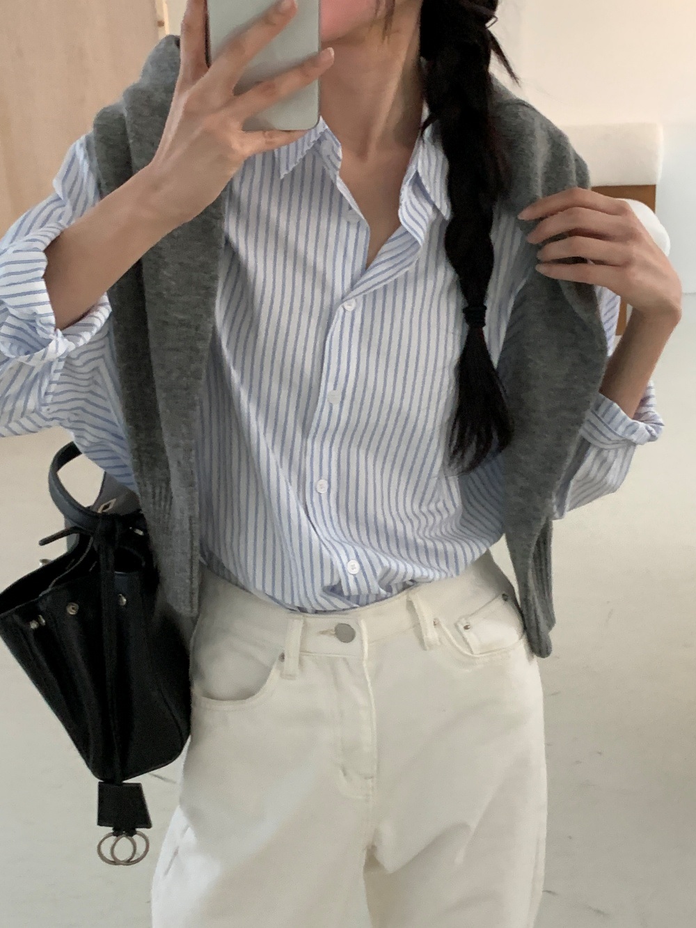 ルーズストライプシャツ | 詳細画像2