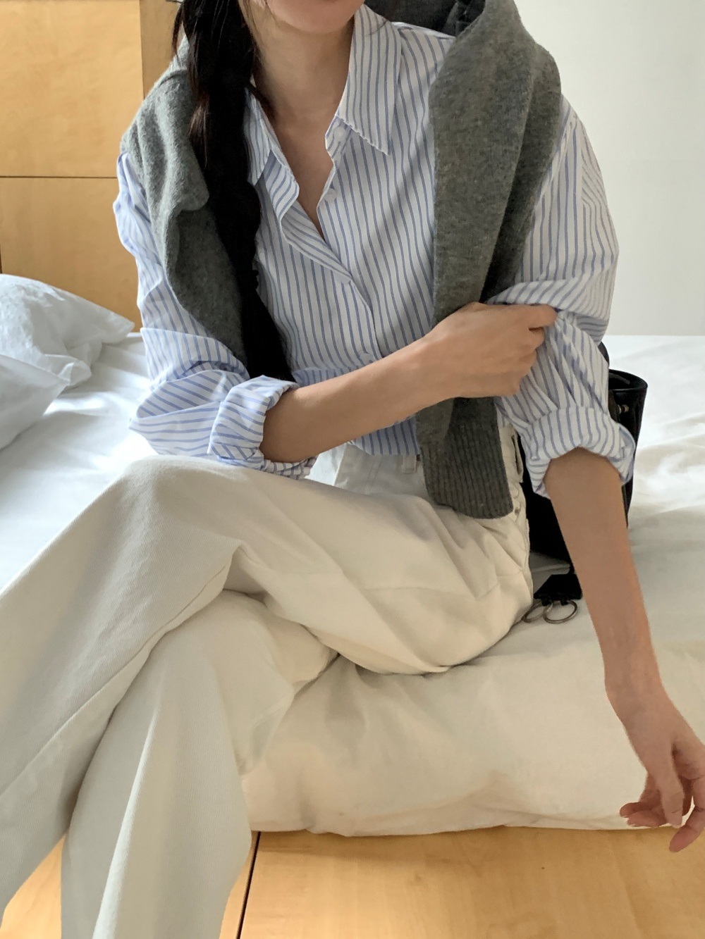 ルーズストライプシャツ | 詳細画像4