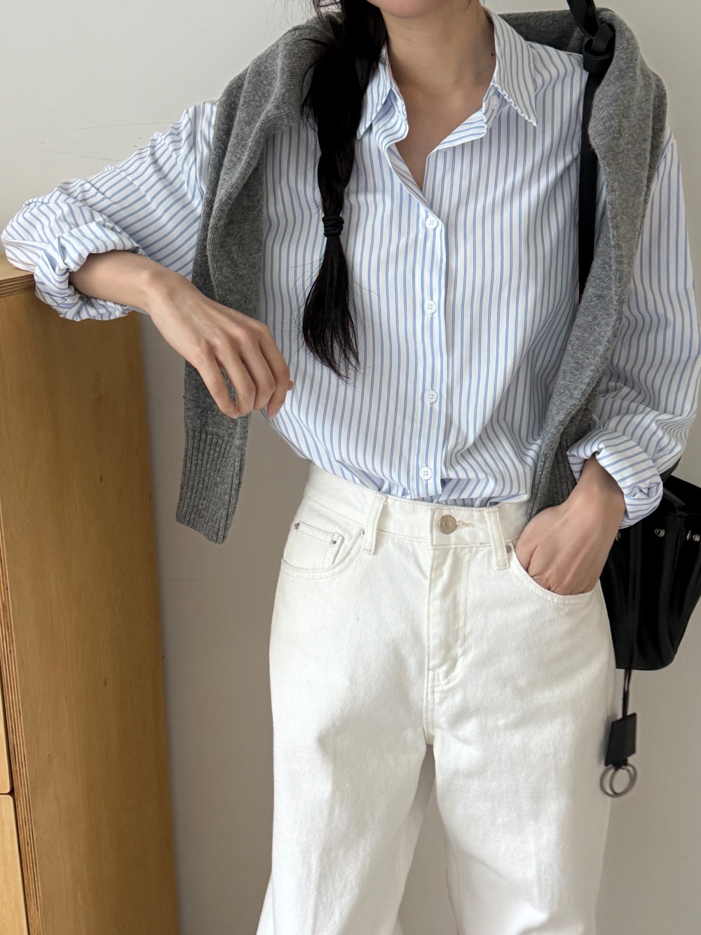ルーズストライプシャツ | 詳細画像5