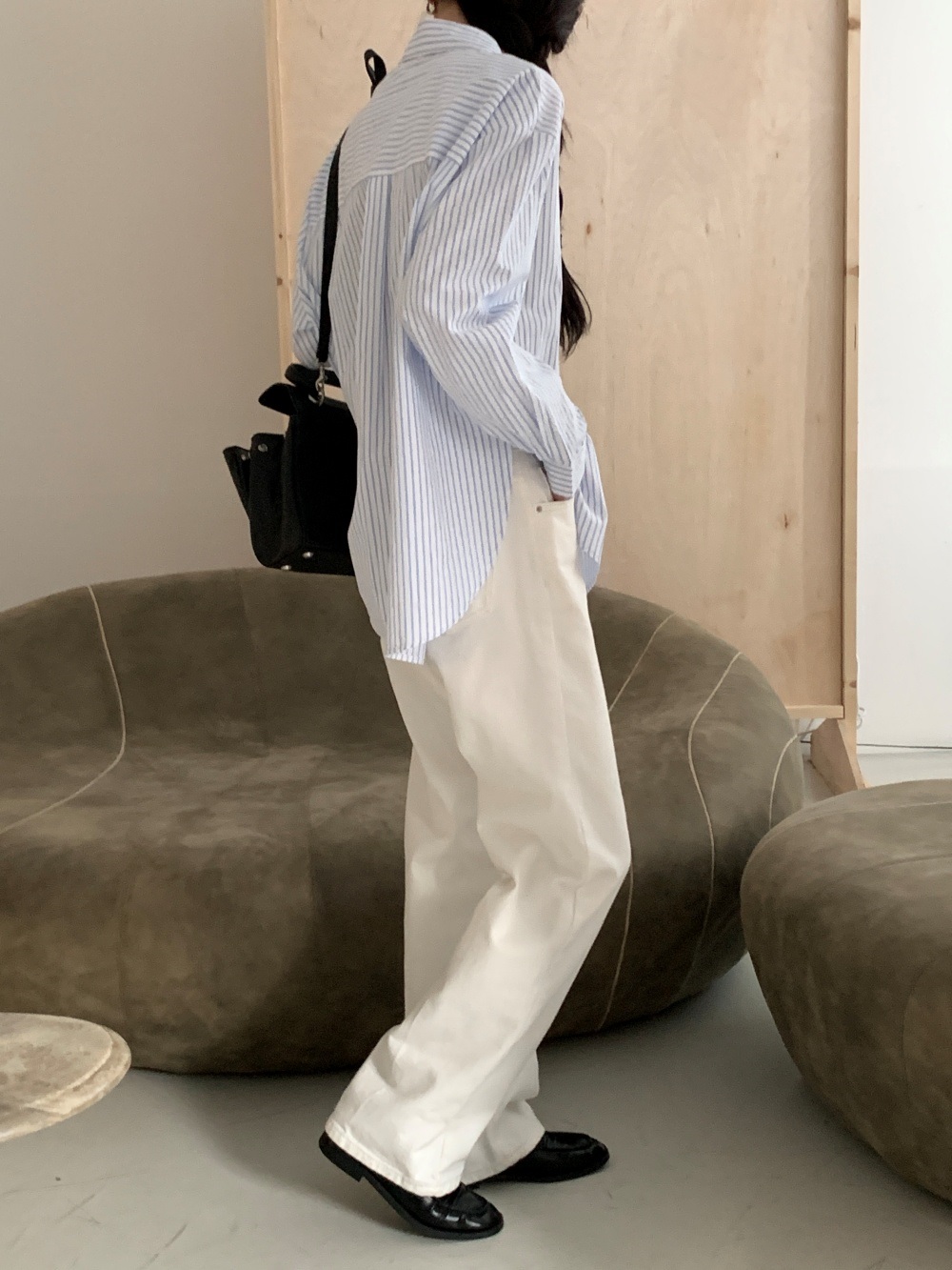 ルーズストライプシャツ | 詳細画像7