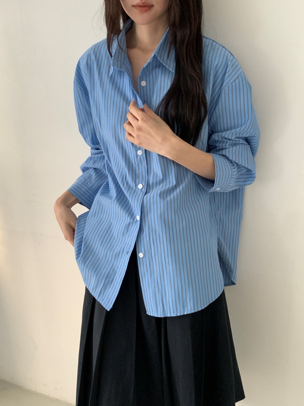 ルーズストライプシャツ | 詳細画像11