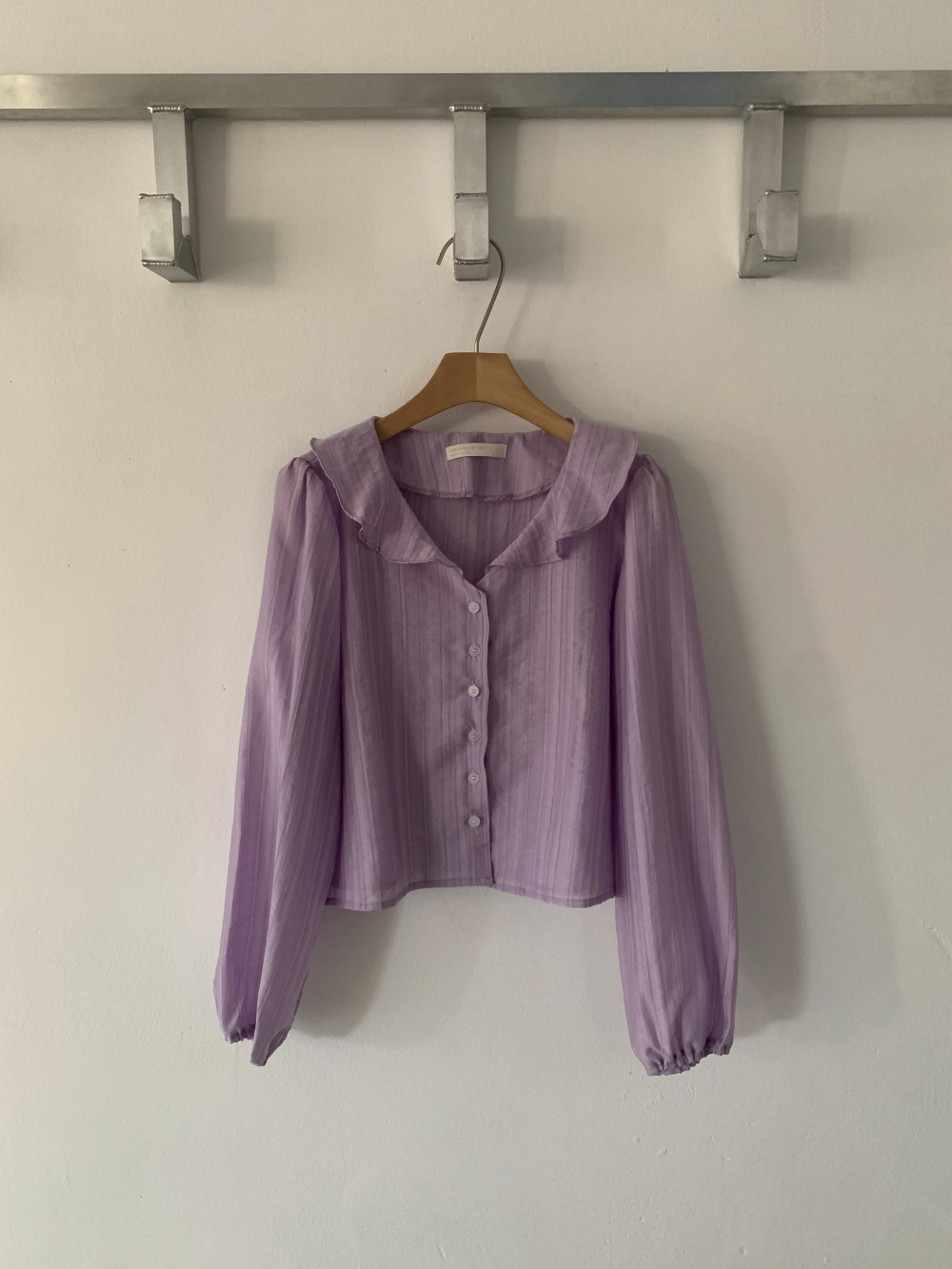 ボタンカラーフリルブラウス | 詳細画像12