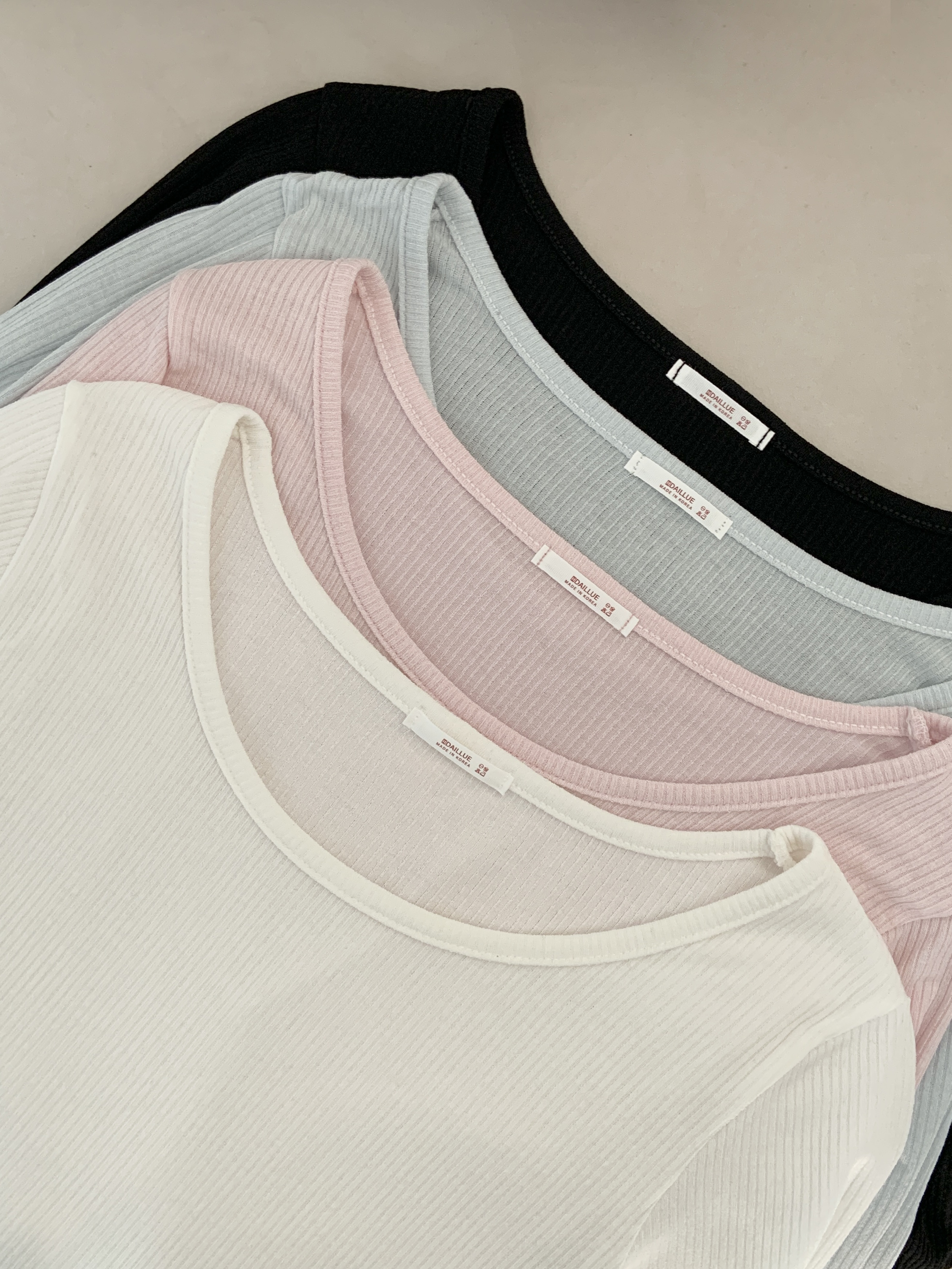 リブUネックスリムTシャツ | 詳細画像21