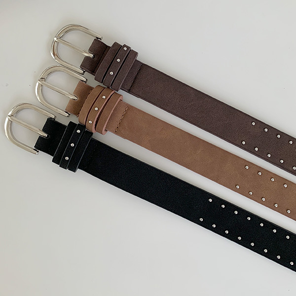 スエード調スタッズベルト | レディースファッション通販 - DHOLIC