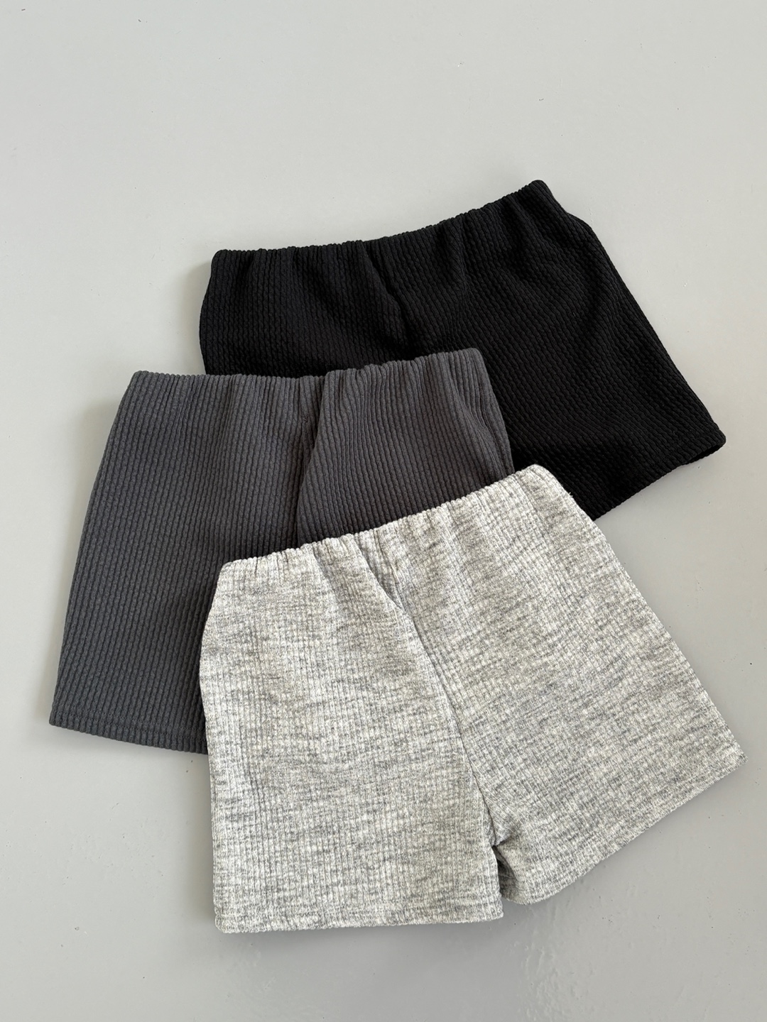 リブストレッチウエストゴムショートショートパンツ | 詳細画像2