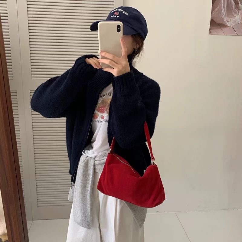 ニットダブルジップ長袖カーディガン | 詳細画像10