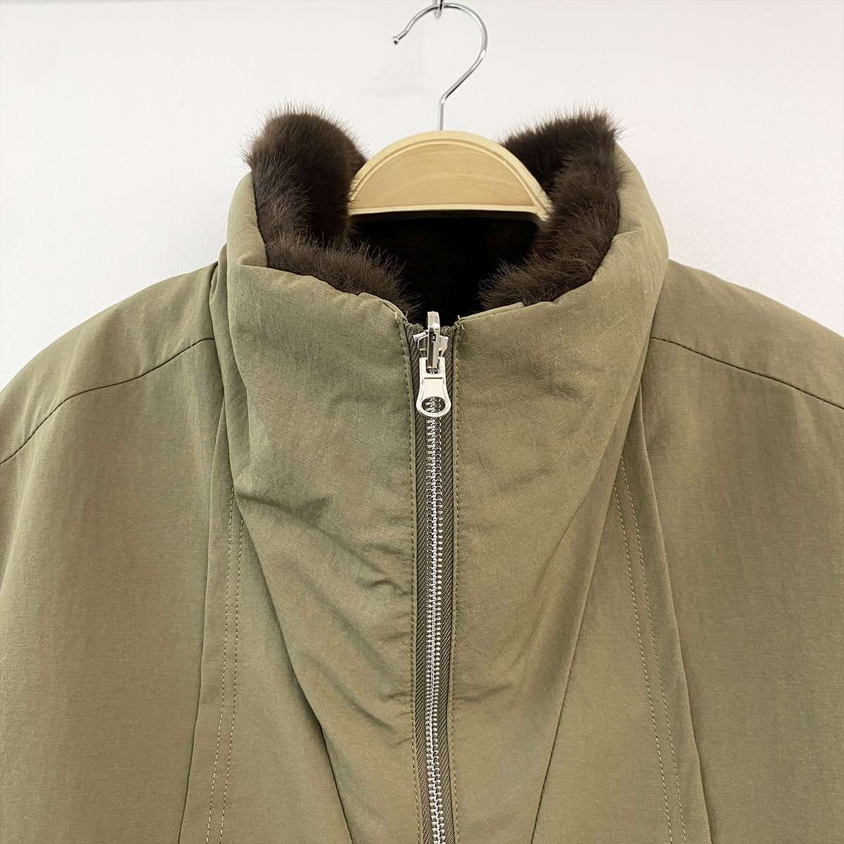 ソフトエコファーカラーポケットルーズ長袖リバーシブルジャンパー | 詳細画像25