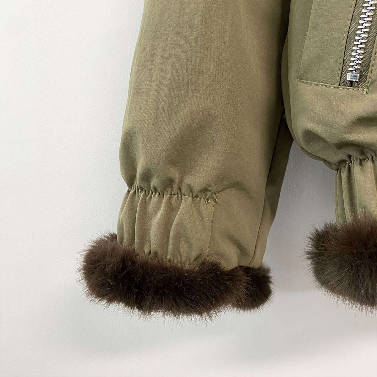 ソフトエコファーカラーポケットルーズ長袖リバーシブルジャンパー | 詳細画像27