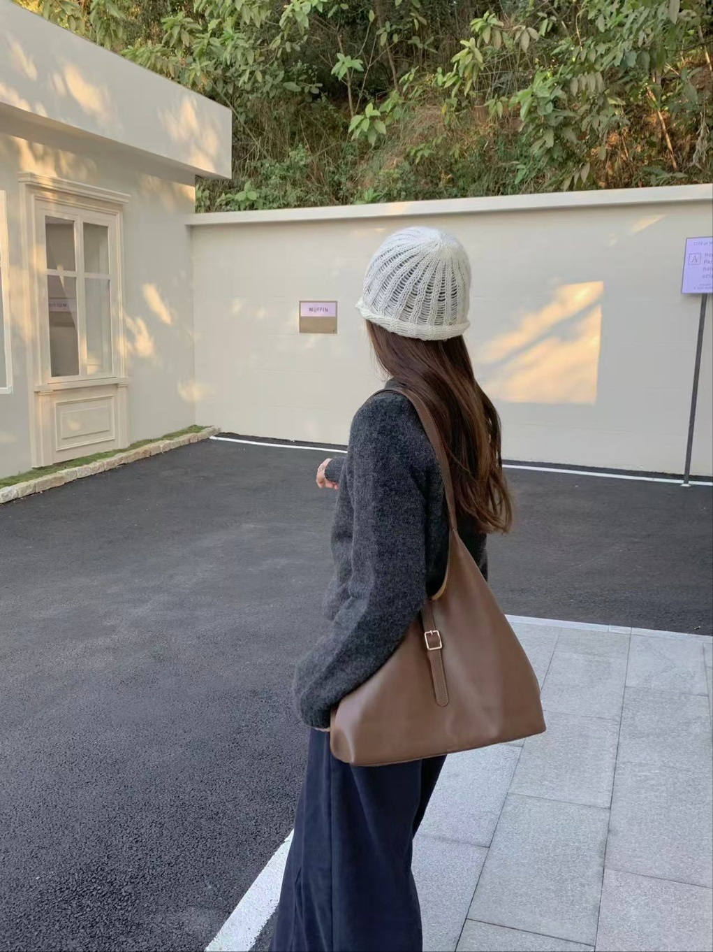 レザー調バックルビッグトートバッグ | 詳細画像5