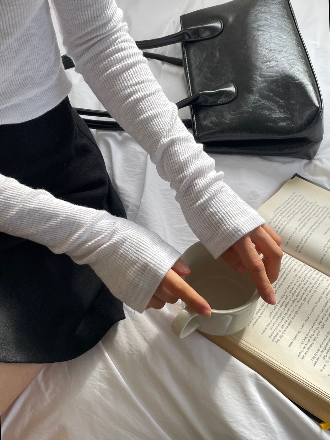 リブVネックスリム長袖Tシャツ | 詳細画像17