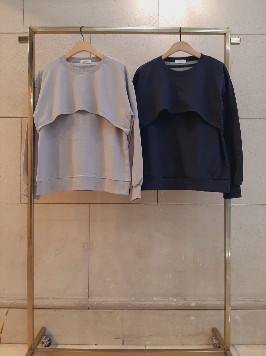 オーバーサイズレイヤード風長袖スウェット | 詳細画像11