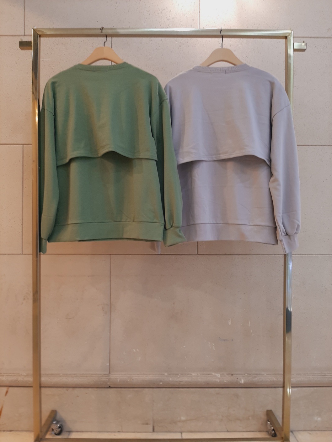 オーバーサイズレイヤード風長袖スウェット | 詳細画像10