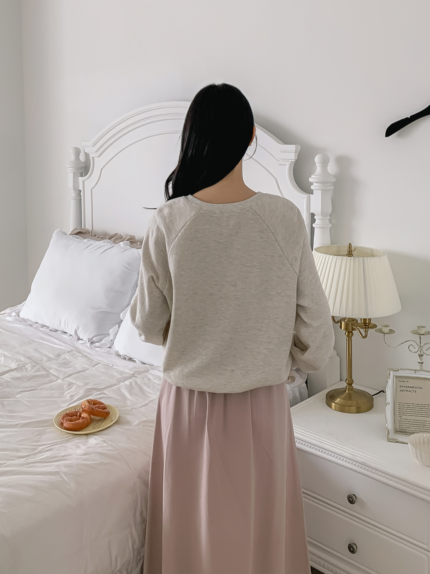 ラウンドネックルーズ長袖レタリングスウェット | 詳細画像21