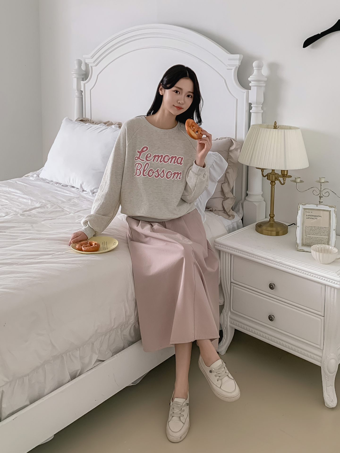 ラウンドネックルーズ長袖レタリングスウェット | 詳細画像25