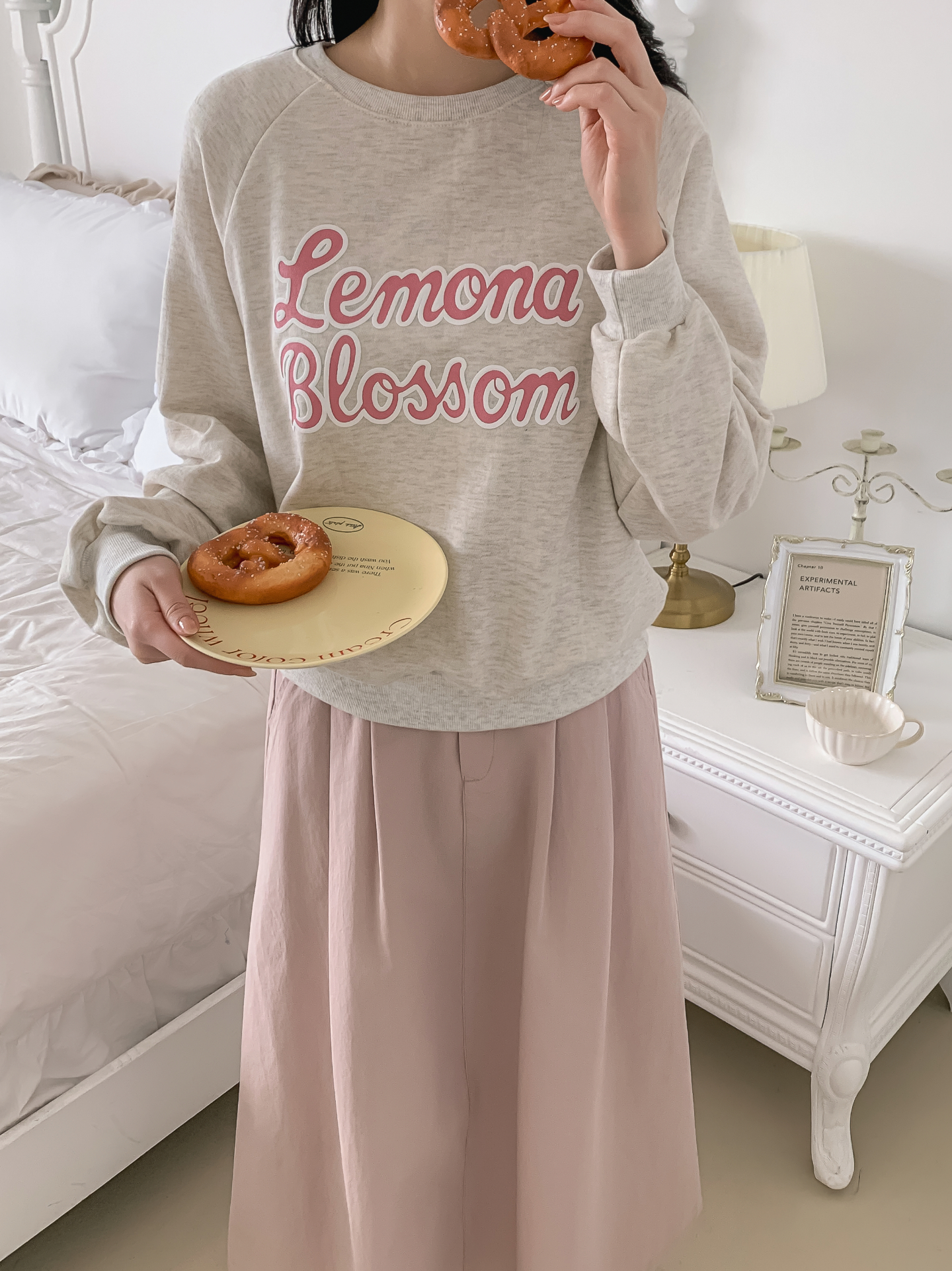 ラウンドネックルーズ長袖レタリングスウェット | 詳細画像26