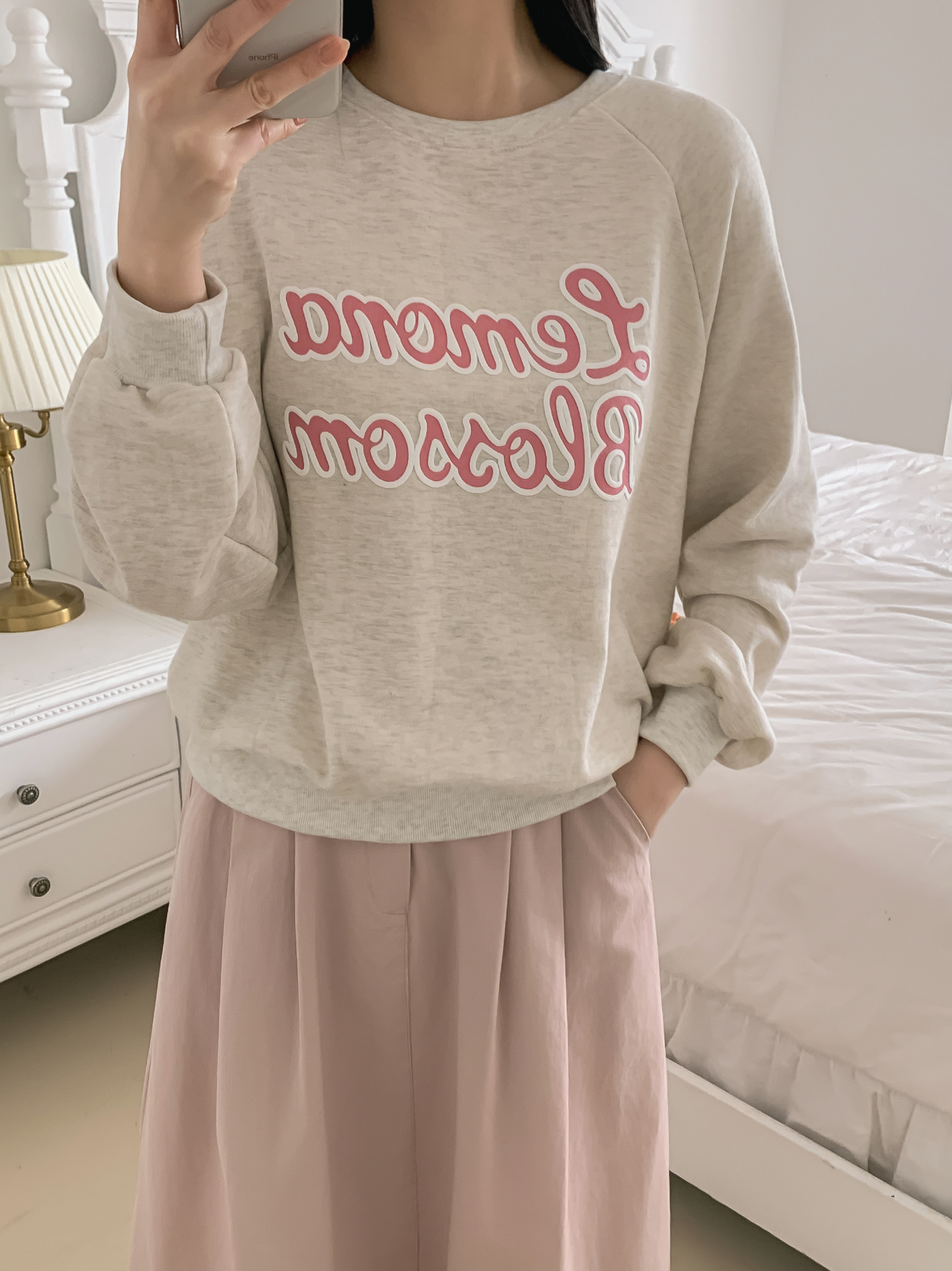 ラウンドネックルーズ長袖レタリングスウェット | 詳細画像29