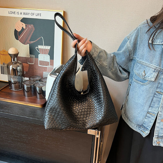 レザー調マグネットボタントートバッグ | 詳細画像6