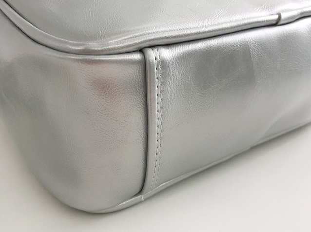 レザー調ジップアップストラップショルダーバッグハンドバッグストラップセット(バックルあり) | 詳細画像29