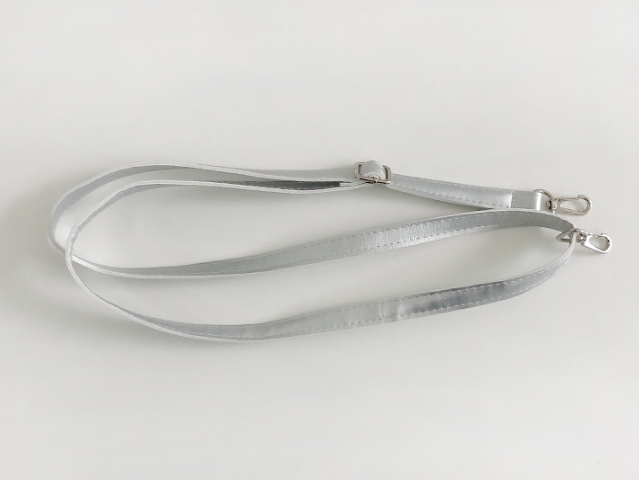 レザー調ジップアップストラップショルダーバッグハンドバッグストラップセット(バックルあり) | 詳細画像33