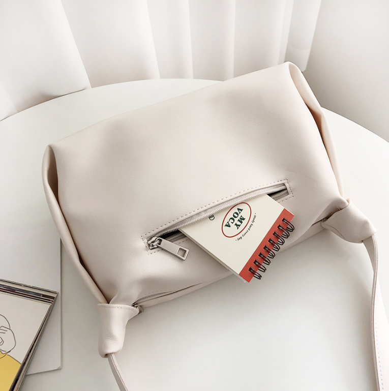 レザー調ジップアップバックルショルダーバッグ | 詳細画像12