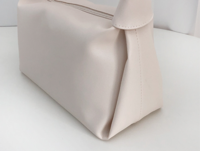 レザー調ジップアップバックルショルダーバッグ | 詳細画像14