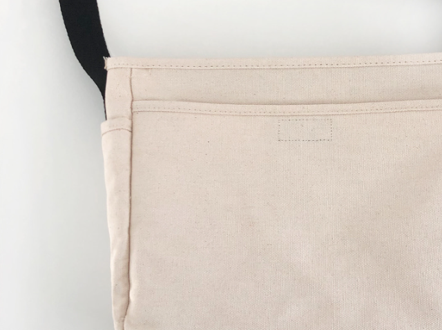 キャンバスジップアップバックルスナップボタンベルクロショルダーバッグ | 詳細画像23