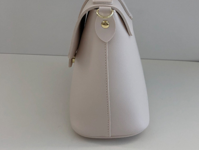 レザー調ジップアップDリングマグネットボタンショルダーバッグハンドバッグストラップセット(バックルあり) | 詳細画像40