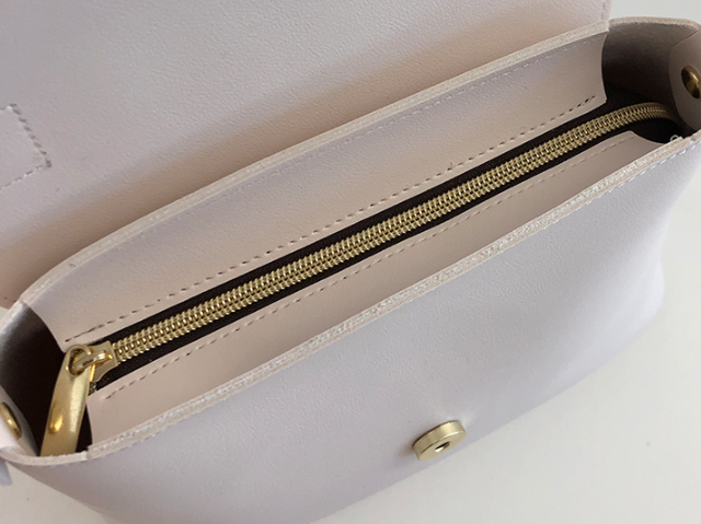 レザー調ジップアップDリングマグネットボタンショルダーバッグハンドバッグストラップセット(バックルあり) | 詳細画像41