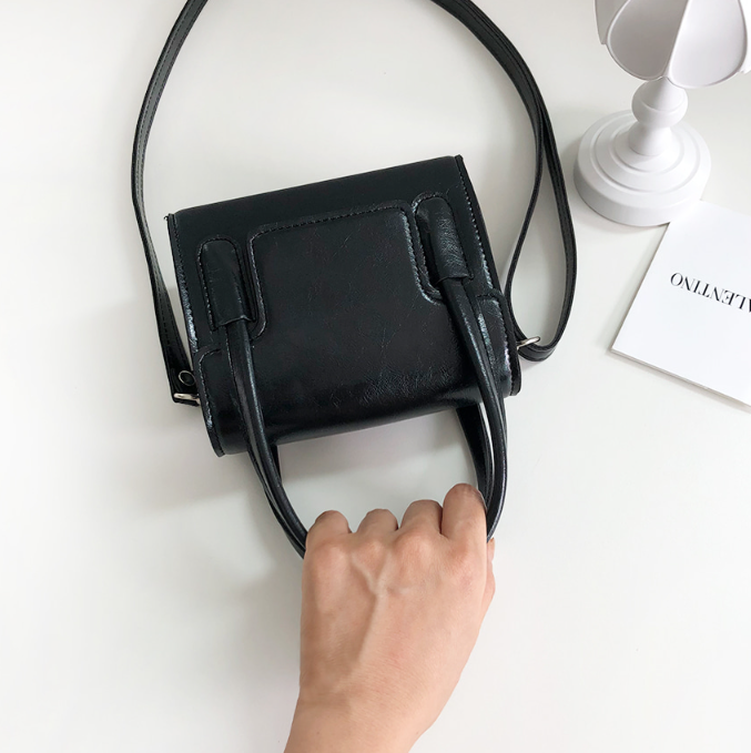 レザー調Dリングマグネットボタンハンドバッグストラップセット(バックルあり) | 詳細画像9