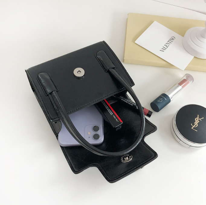 レザー調Dリングマグネットボタンハンドバッグストラップセット(バックルあり) | 詳細画像10