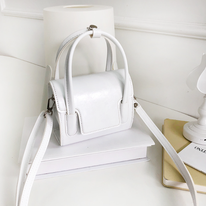 レザー調Dリングマグネットボタンハンドバッグストラップセット(バックルあり) | 詳細画像11