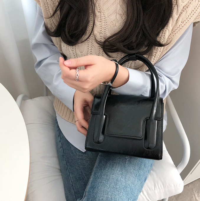 レザー調Dリングマグネットボタンハンドバッグストラップセット(バックルあり) | 詳細画像3