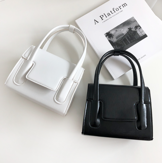 レザー調Dリングマグネットボタンハンドバッグストラップセット(バックルあり) | 詳細画像16