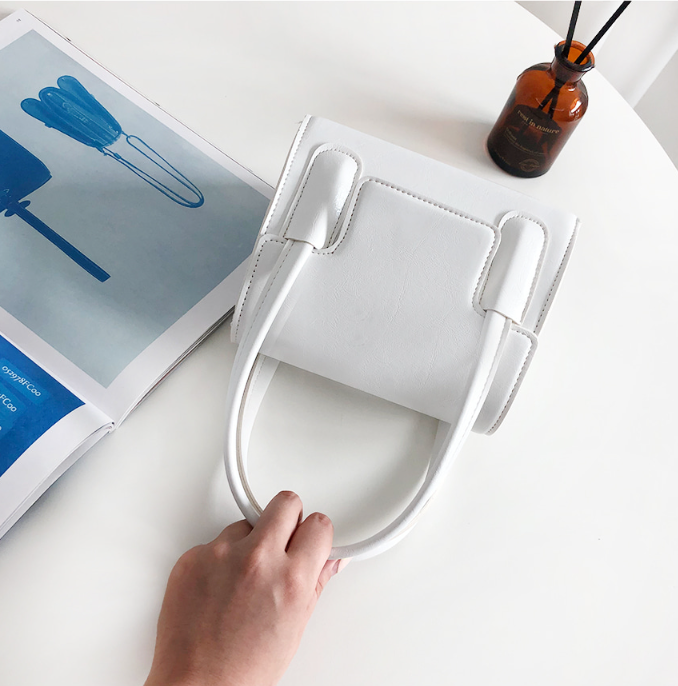 レザー調Dリングマグネットボタンハンドバッグストラップセット(バックルあり) | 詳細画像19