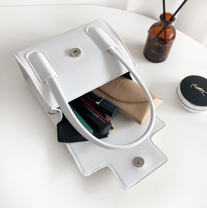 レザー調Dリングマグネットボタンハンドバッグストラップセット(バックルあり) | 詳細画像20