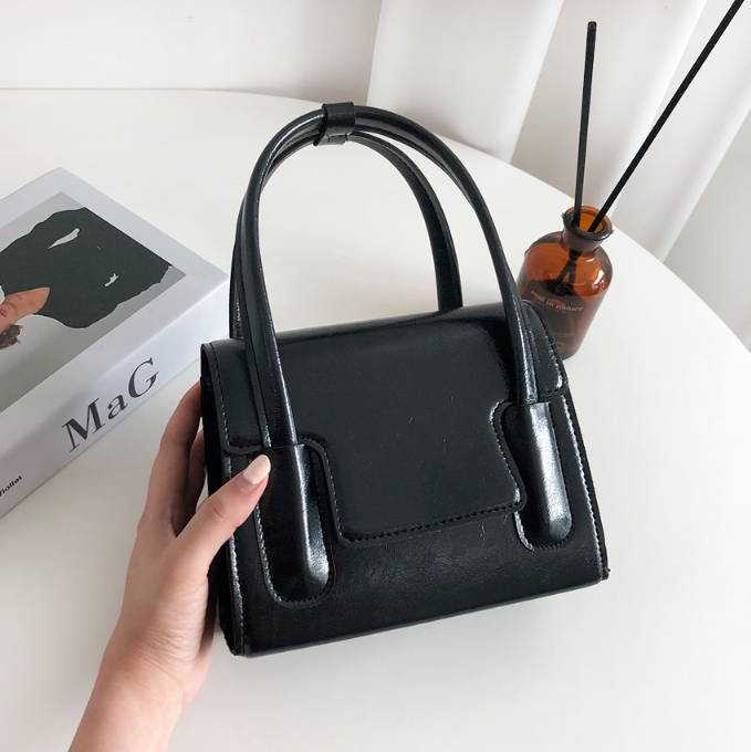 レザー調Dリングマグネットボタンハンドバッグストラップセット(バックルあり) | 詳細画像21