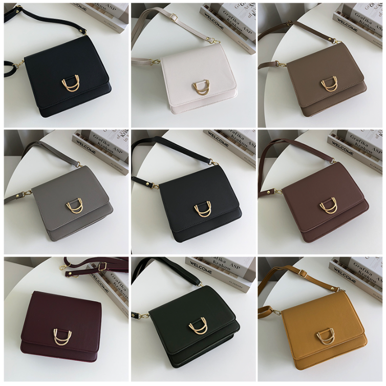 Dリングマグネットボタンショルダーバッグトートバッグ | 詳細画像5