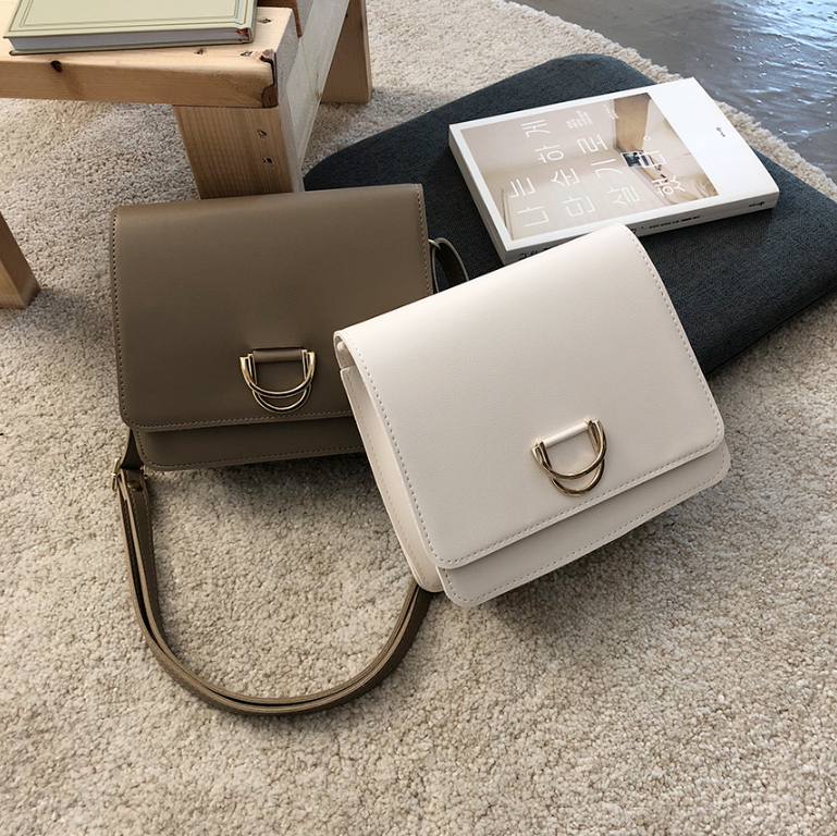 Dリングマグネットボタンショルダーバッグトートバッグ | 詳細画像9